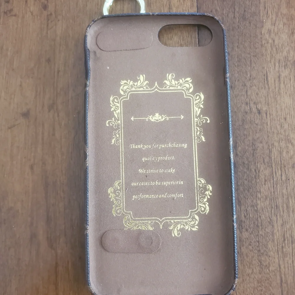 Brown and Gold Decorative Case